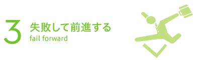 失敗して前進する fail forward